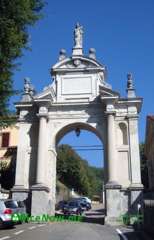 OfficeNow business center, first Sacro Monte arch in Varese
