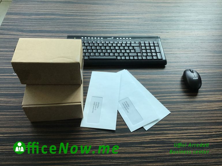 OfficeNow business center Cairate, Malpensa, reception of small parcels and letters directly to the office