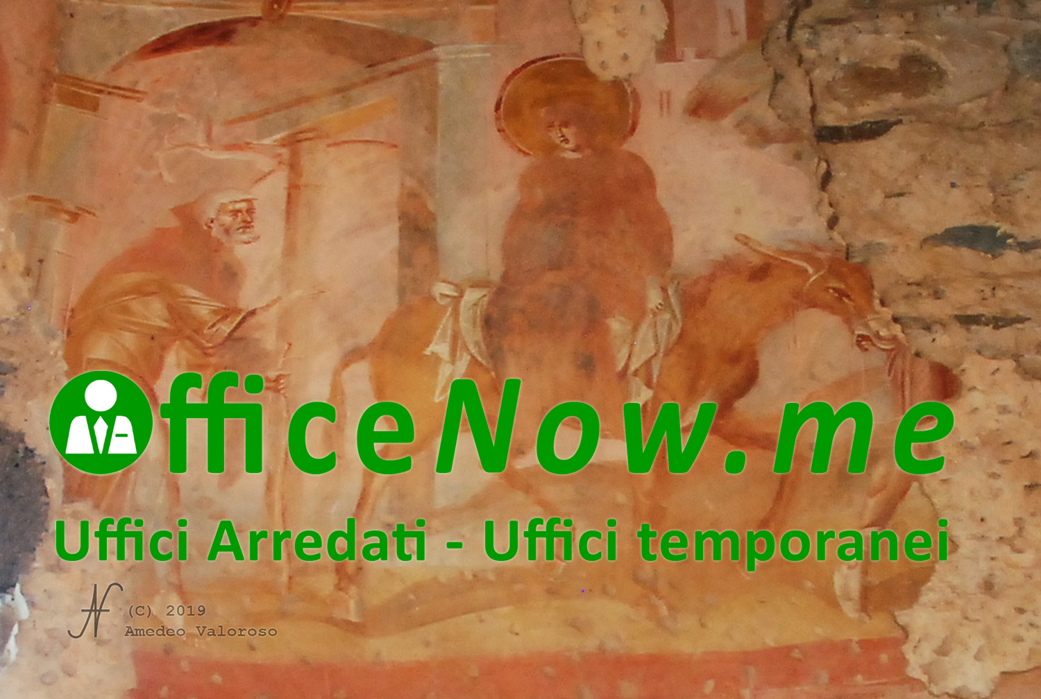 OfficeNow, business center, furnished offices, temporary offices, Castelseprio, Santa Maria Foris Porta, frescoes, apocryphal gospels, corporate meetings and art