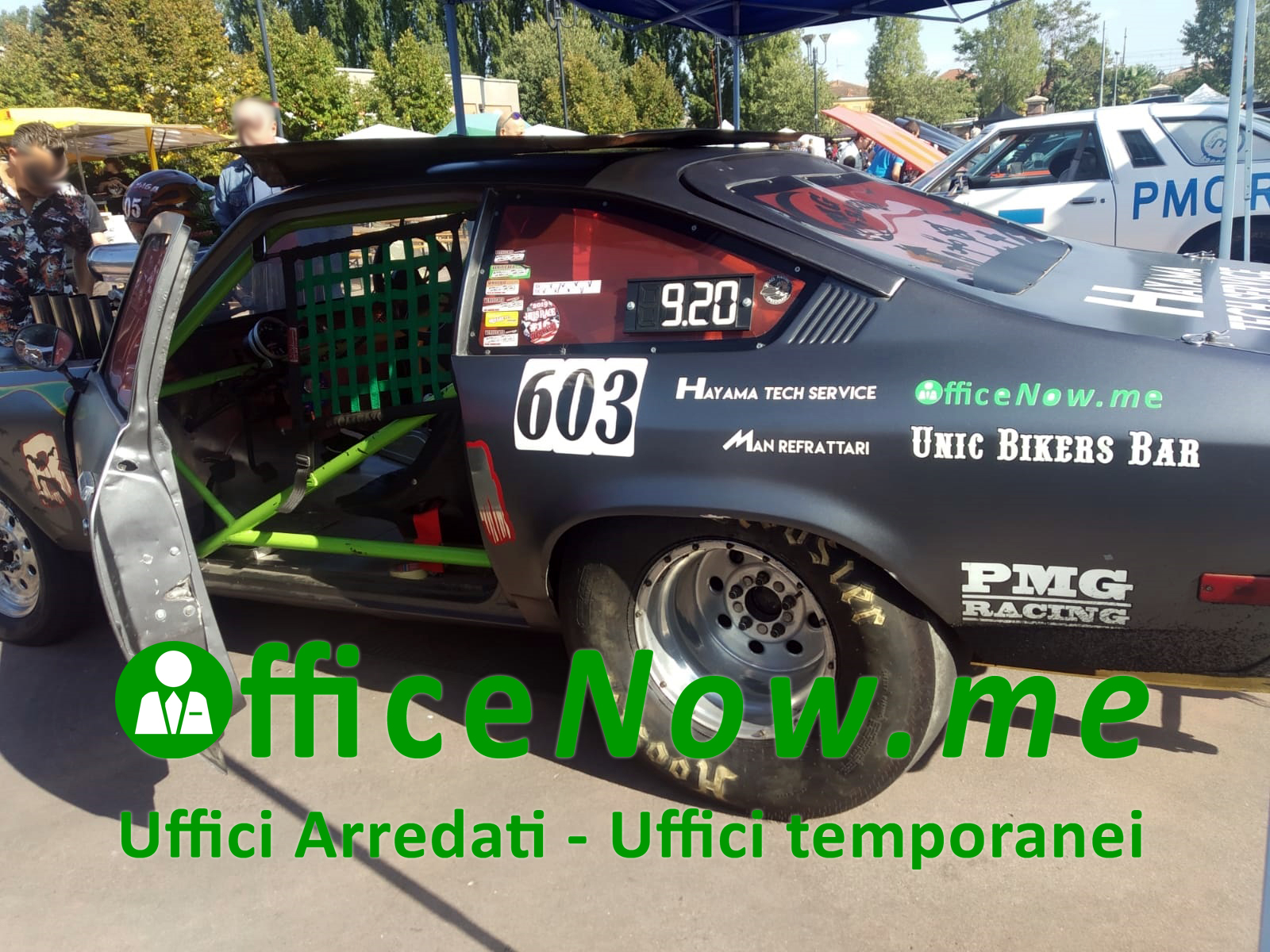 OfficeNow, business center, passioni, cairate, malpensa, uffici arredati, uffici temporanei, PMG racing, Babayaga, sponsor, interni